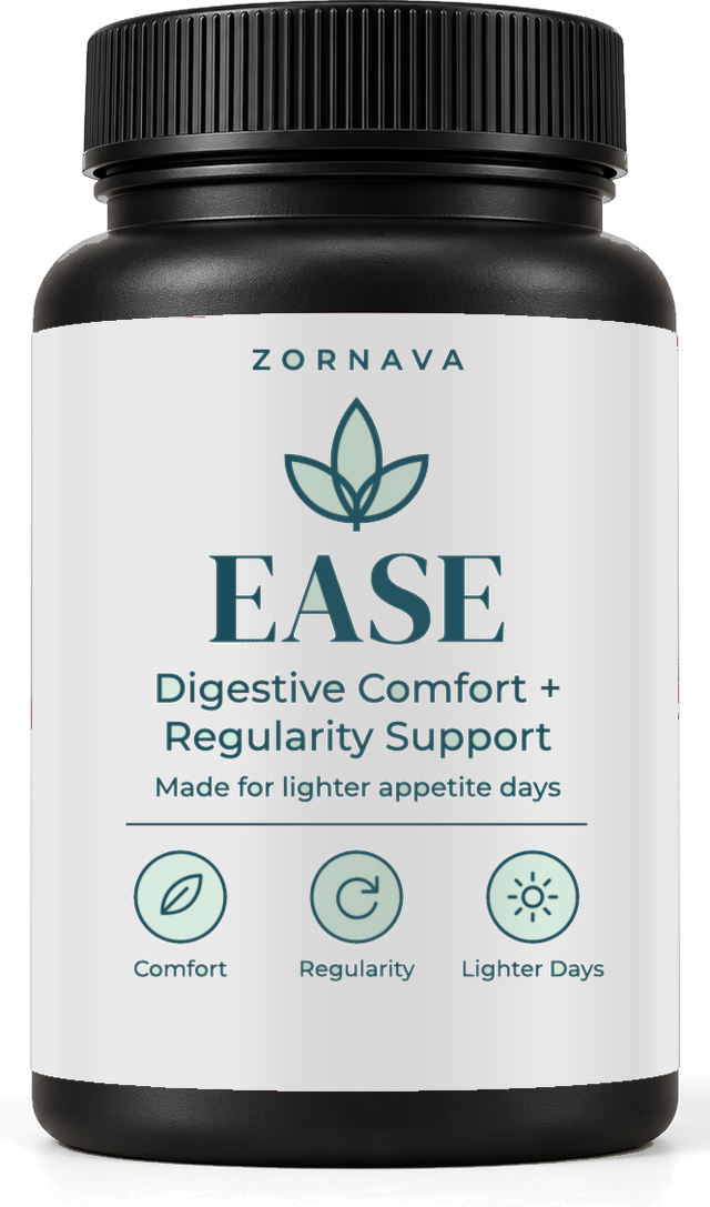 Concept render of Zornava Ease, a black bottle with a pale mint label