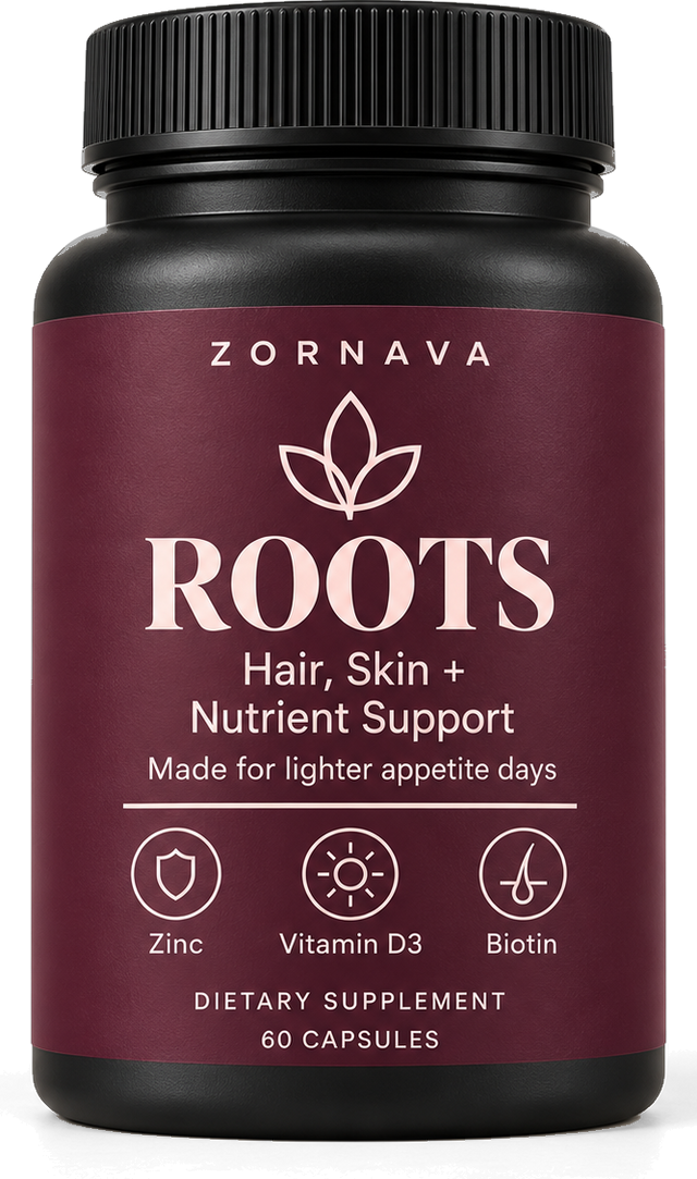 Concept render of Zornava Roots, a black bottle with a plum label